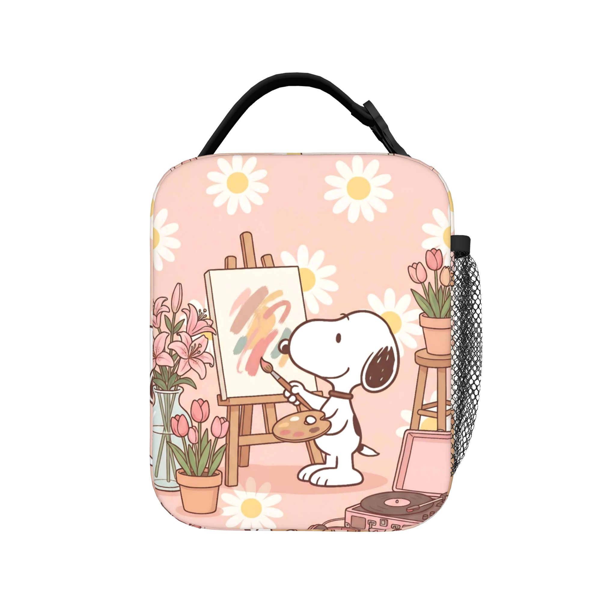 Tote Bag Sublimation - Drawing Cute S-Snoopys Insulated Lunch Bag