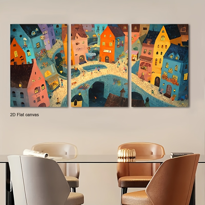 Frameless Canvas 3pcs Magical  - Canvas Wrap Ready 评论和价格