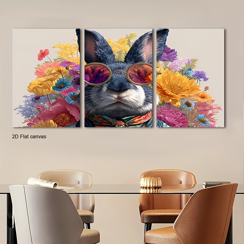 Frameless Canvas 3pcs Blush Ro - Canvas Wrap Ready 评论和价格