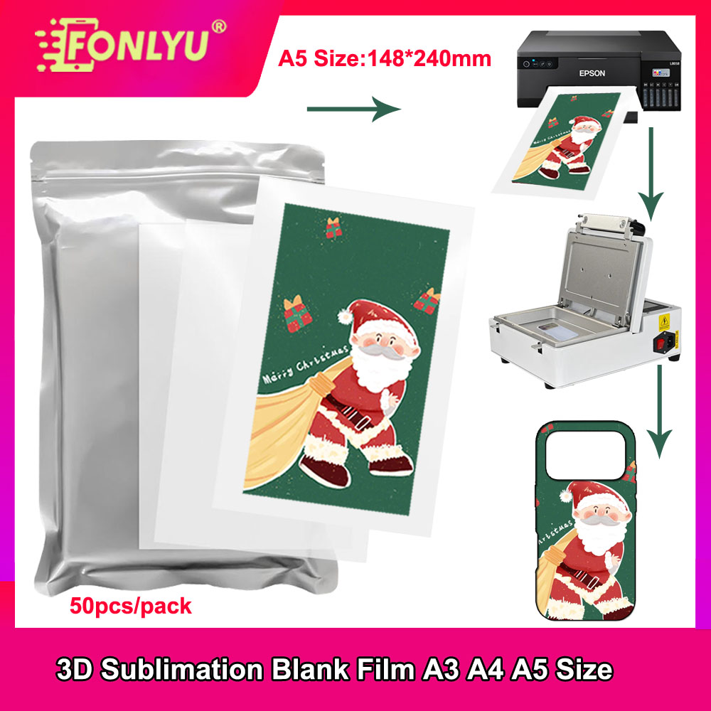 A5 A4 A3 Size 3D Sublimation F - Phone Case Blank Print 评论和价格