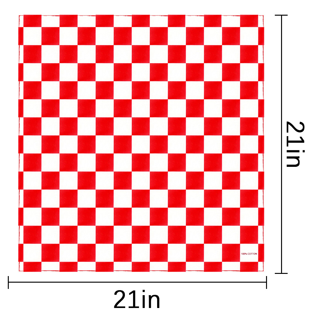 Bandana Checkered Flag Auto Ra - Bandana Blank White 评论和价格