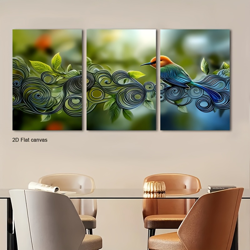 Frameless Canvas 3pcs Framed B - Canvas Wrap Ready 评论和价格