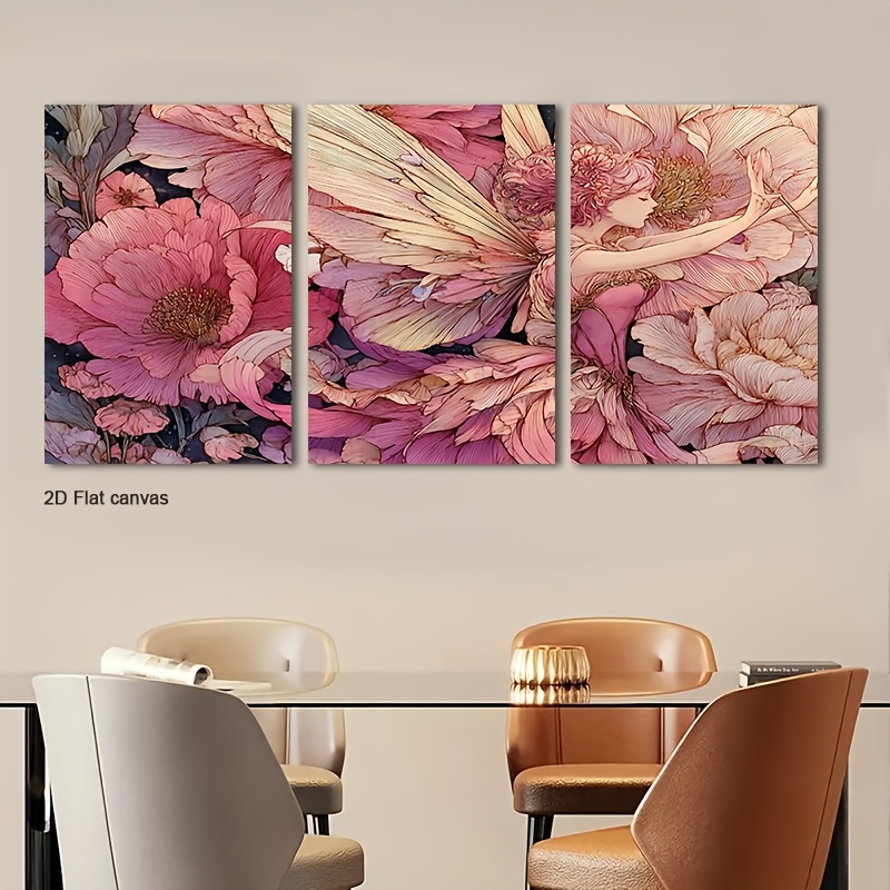 Frameless Canvas 3pcs Framed P - Canvas Wrap Ready 评论和价格